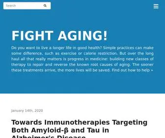 Fightaging.org(The science of rejuvenation biotechnology) Screenshot