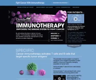 Fightcancerwithimmunotherapy.com(Cancer Immunotherapy) Screenshot