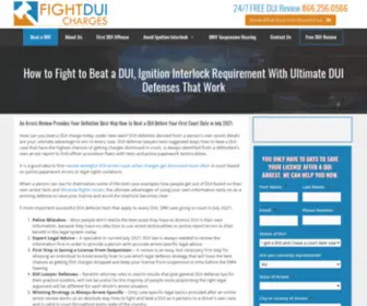 Fightduicharges.com(#1 DUI Defense How to Beat a DUI February 2023) Screenshot