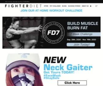 Fighterdiet.com(Home) Screenshot