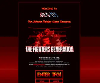 Fightersgeneration.com(The Fighters Generation) Screenshot