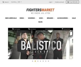 Fightersmarket.com(Fighters Market) Screenshot