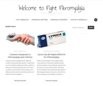 Fightfibromyalgia.net(Fight Fibromyalgia) Screenshot