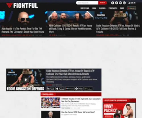 Fightful.com(Wrestling, MMA & Boxing Coverage) Screenshot