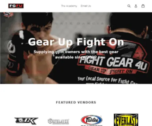 Fightgear4U.com(Brazilian Jiu Jitsu Gi Fresno) Screenshot