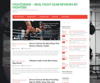 Fightgrade.com(Fight grade) Screenshot