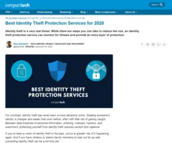 Fightidentitytheft.com(Best Identity Theft Protection Services 2020) Screenshot