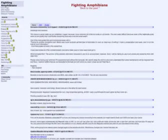 Fightingamphibians.org(Fightingamphibians) Screenshot