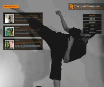 Fightingdream.com(Martial Arts) Screenshot