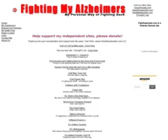 Fightingmyalz.com(Fighting My Alzheimer's) Screenshot