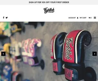 Fightlab.com(Muay Thai Gear) Screenshot