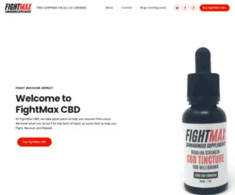 Fightmaxcbd.com(FightMax CBD) Screenshot