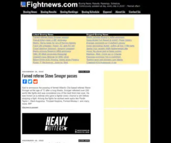 Fightnews.com(™) Screenshot