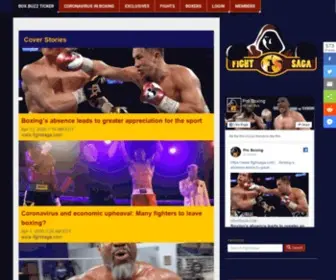 Fightsaga.com Screenshot