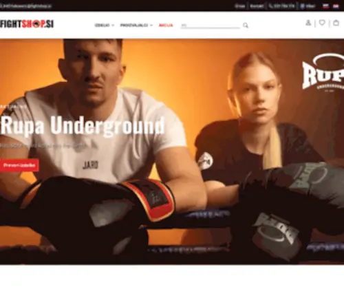 Fightshop.si(Luta Livre Fight Shop) Screenshot