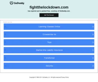 Fightthelockdown.com(Fightthelockdown) Screenshot