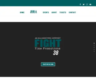 Fighttimepromotions.com(Fight Time Promotions) Screenshot