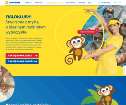 Figlokluby.pl(Najlepsze rodzinne wakacje) Screenshot