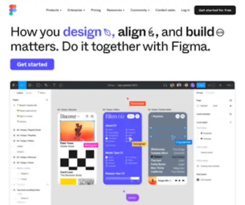 Figma.com(The Collaborative Interface Design Tool) Screenshot