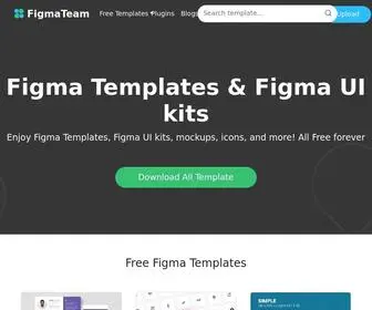 Figmateam.com(Figma Templates & Figma UI kits Free for All) Screenshot