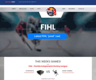 Fihlhockey.com(FIHL) Screenshot