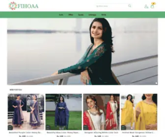 Fihoaa.com(Indian ethnic wear) Screenshot