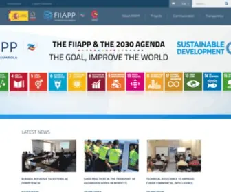 Fiiapp.org(Fundación Internacional y para Iberoamérica de Administración y Políticas Públicas) Screenshot
