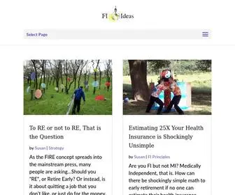 Fiideas.com(FI Ideas) Screenshot