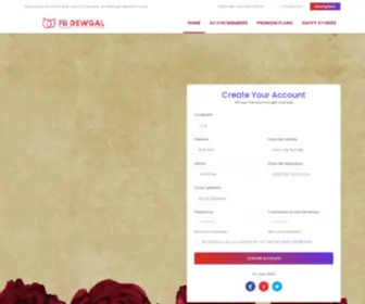 Fiidewgal.com(Fii Dewgal) Screenshot