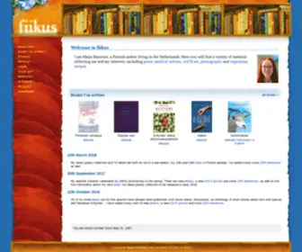 Fiikus.net(The website of Maija "DiamonDie" Haavisto) Screenshot