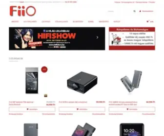 Fiio.hu(HiRes minősítéssel rendelkező FiiO veszteségmentes lejátszók) Screenshot