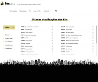 Fiis.com.br(Maior Plataforma de Fundos Imobiliários do Brasil) Screenshot