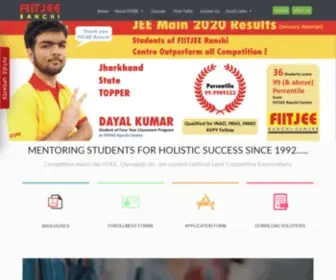 Fiitjeeranchi.com(FIITJEE RANCHI) Screenshot