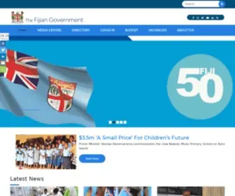 Fiji.gov.fj(Fijian Government) Screenshot