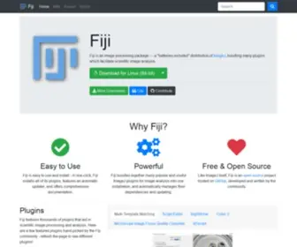 Fiji.sc(Fiji Is Just ImageJ) Screenshot