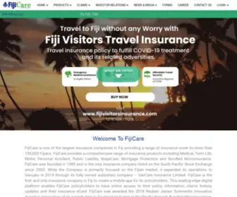 Fijicare.com.fj(FijiCare Insurance) Screenshot