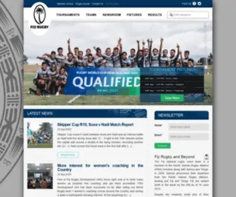 Fijirugby.com(Official Website of Fiji Rugby) Screenshot