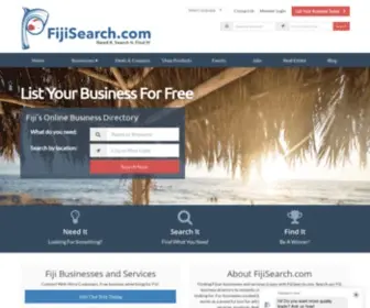 Fijisearch.com(Fiji Businesses And Services Directory) Screenshot