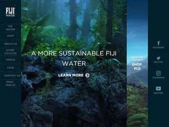 Fijiwater.com(Earth's Finest Water) Screenshot