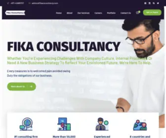 Fikaconsultancy.com(No.1 Consultancy) Screenshot