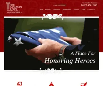 Fikefh.com(Fike-Randolph & Son Funeral Home and Cremation Services of Cleveland) Screenshot