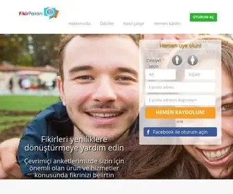 Fikirpazari.web.tr(Çevrimiçi Anketler Türkiye) Screenshot