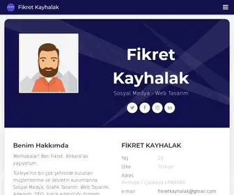 Fikretkayhalak.com(Grafik Tasarım) Screenshot