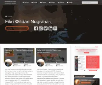 Fikriwildannugraha.com(Fikri Wildan Nugraha) Screenshot