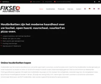 Fiksehoutbriketten.nl(Fikse Houtbriketten) Screenshot