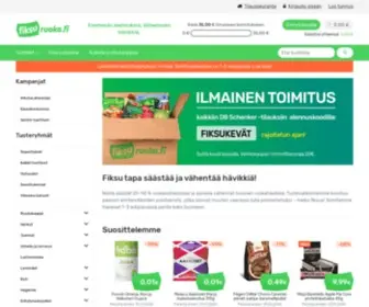 Fiksuruoka.fi(Fiksua ruokaa jopa 80% alennuksella vertailuhinnoista) Screenshot
