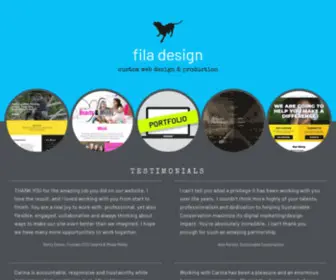 Filadesign.com(Fila design) Screenshot