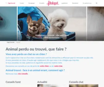 Filalapat.fr(Chat, chien, furet perdu ou trouvé) Screenshot