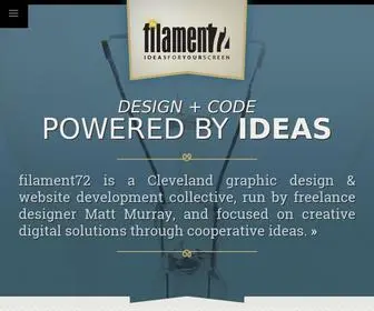 Filament72.com(Freelance Web Designer from Cleveland) Screenshot