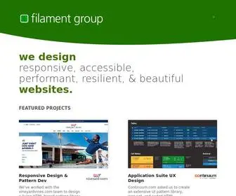 Filamentgroup.com(Filament Group) Screenshot